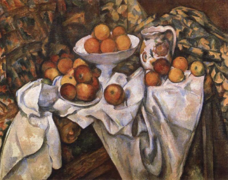 Still life with Apples and Oranges, Paul Cezanne